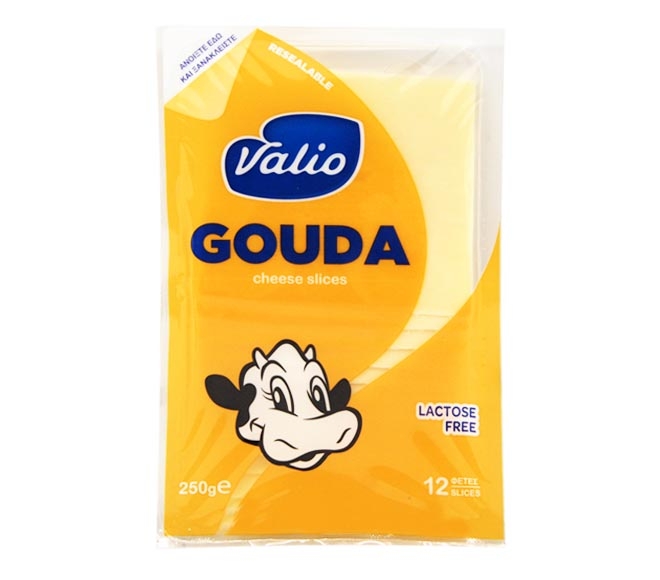 cheese VALIO Gouda 12 slices 250g – lactose free