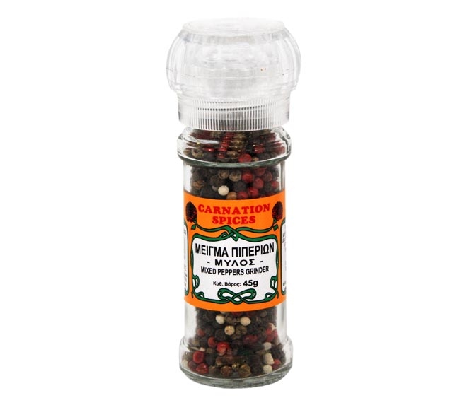 CARNATION SPICES grinder mixed peppers 45g
