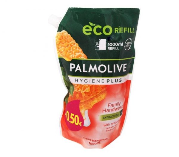 PALMOLIVE liquid hand wash refill 1L - Family (€0.50 LESS)