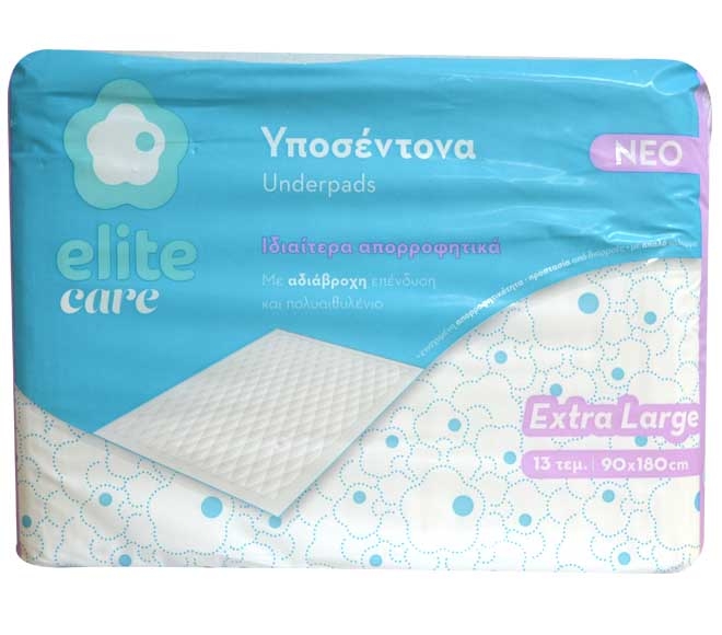 ELITE care disposable underpads extra large (90cmx180cm) 13pcs