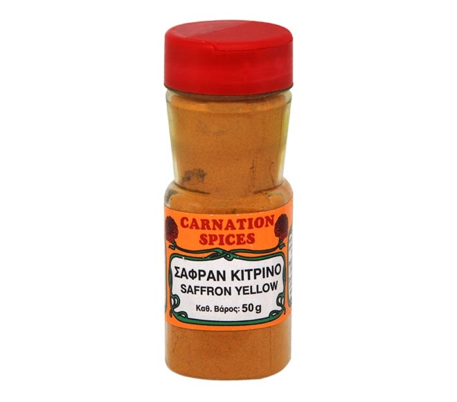 CARNATION SPICES jar saffron yellow 50g