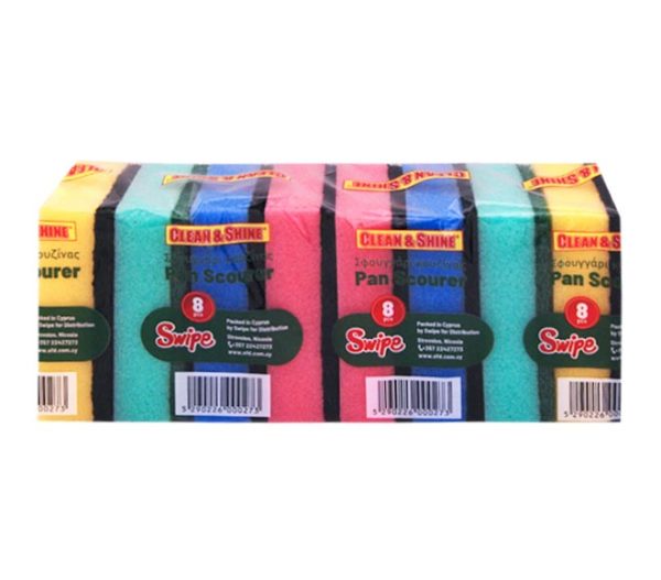 sponges scourer CLEAN & SHINE Swipe 8pcs
