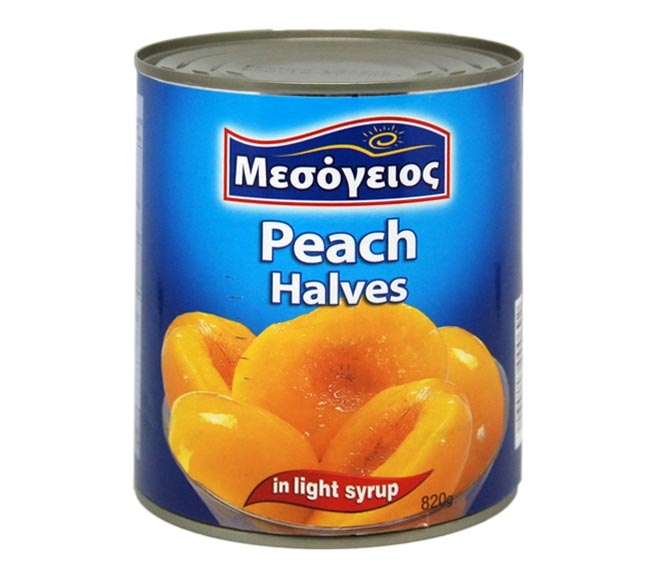 MESOGIOS peach halves (in light syrup) 820g