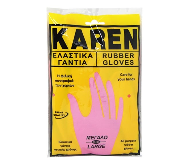 KAREN rubber gloves (L)