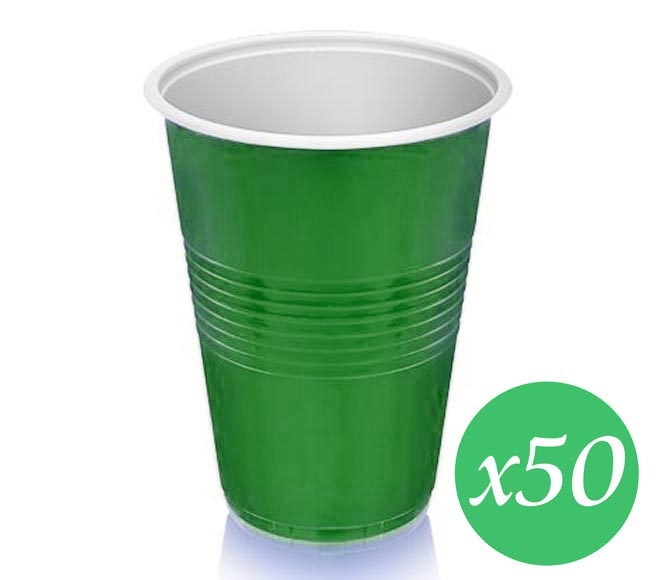 water cups PIP green 200cc x 50pcs
