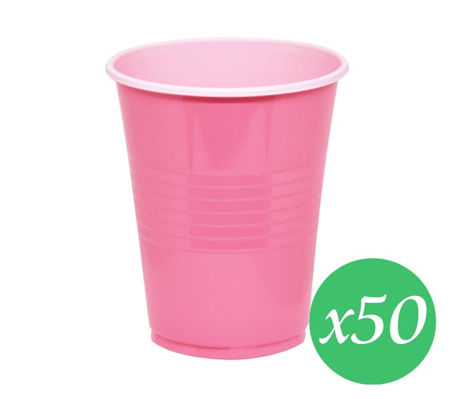 water cups PIP pink 200cc x 50pcs