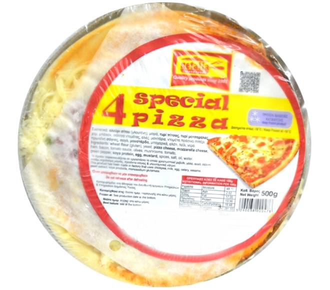 NETALIA special pizza 4pcs 500g