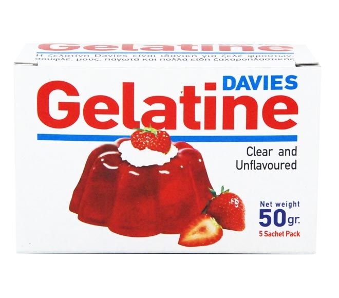gelatine DAVIES (5 sachets) 50g