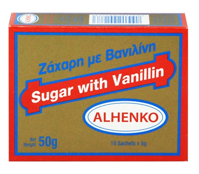 vanillin sugar ALHENKO (10 sachets x 5g) 50g