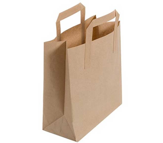 GO GREEN carrier bag with handle 10pcs