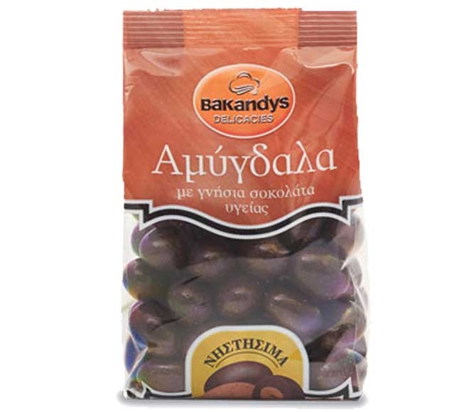 BAKANDYS dark chocolate covered almonds 300g