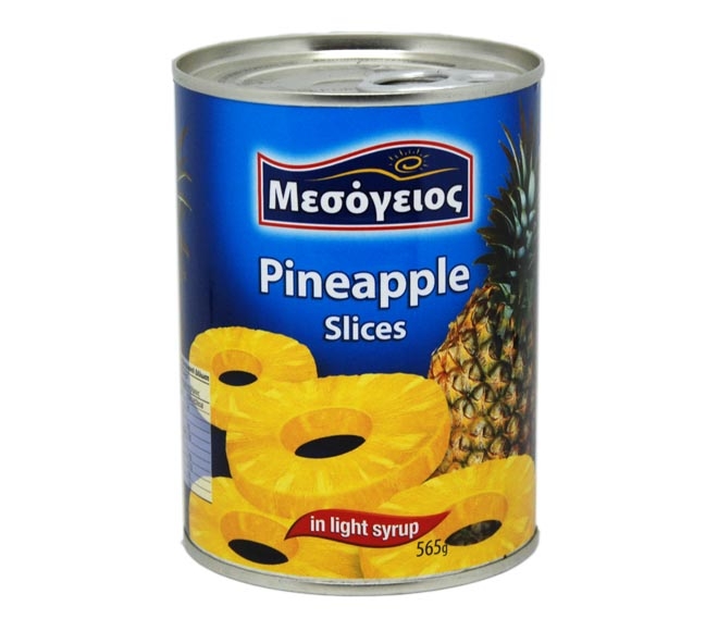 MESOGIOS pineapple slices (in light syrup) 565g