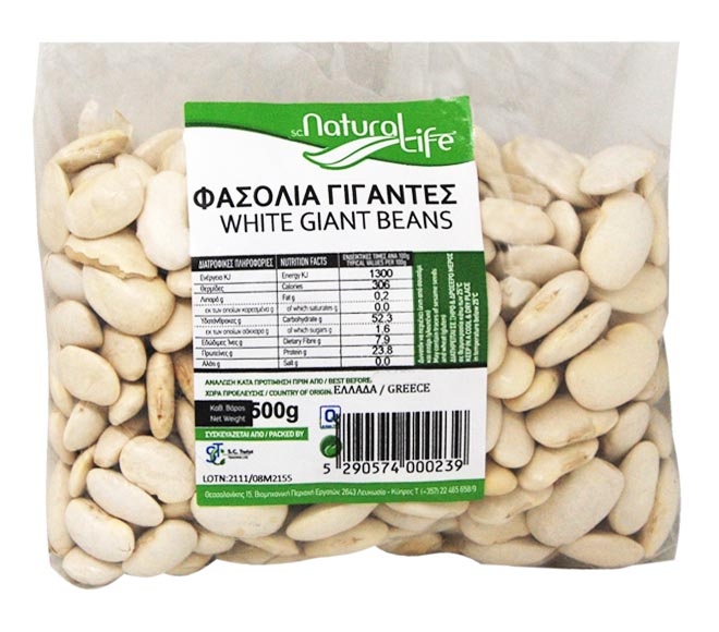 NATURAL LIFE white giant beans 500g