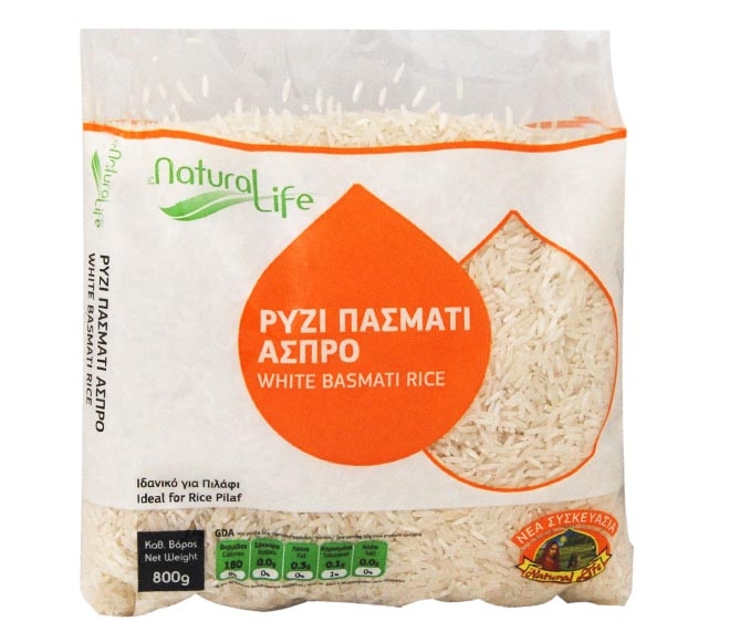 NATURAL LIFE basmati rice white 800g