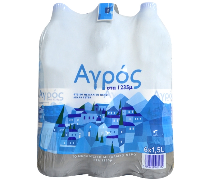 AGROS mineral water 6×1.5L