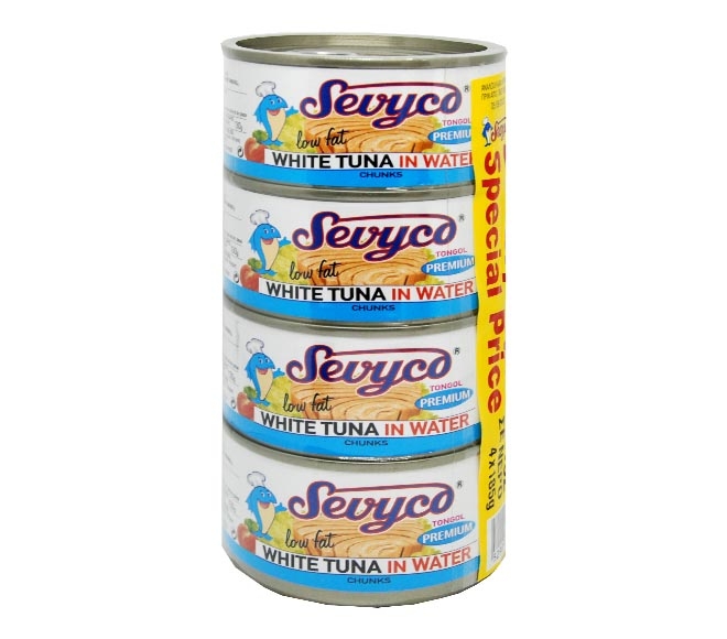 SEVYCO white tuna in water 4x185g