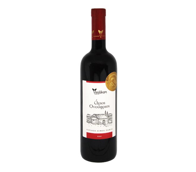 VASILIKON AGIOS ONOUFRIOS red dry wine 750ml