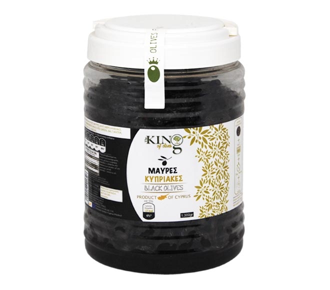 KING OF OLIVES black olives 1.300g
