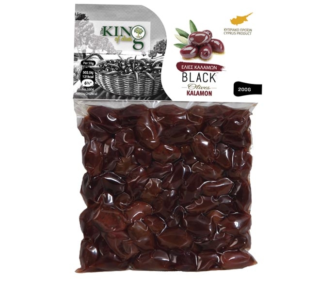 KING OF OLIVES black olives Kalamon 200g