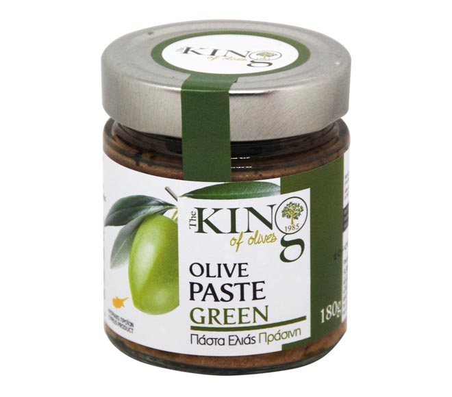KING OF OLIVES paste olive green 180g