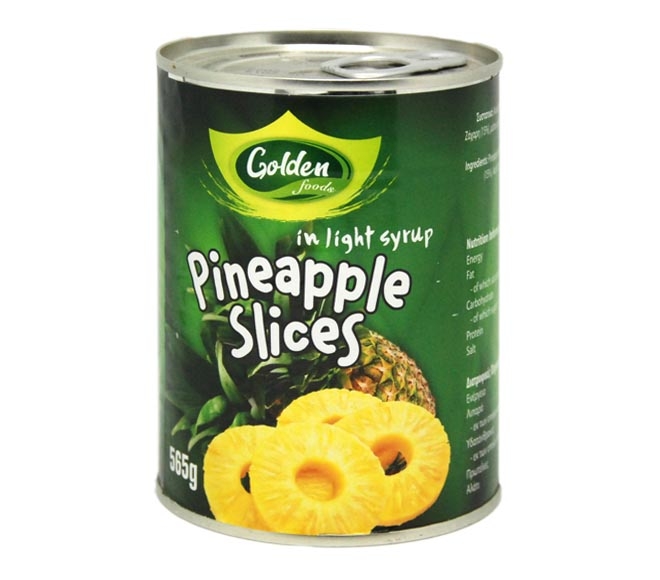 GOLDEN FOODS pineapple slices (in light syrup) 565g