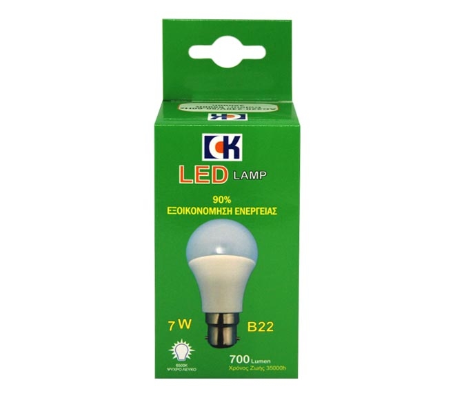 CK LED globe light bulb 7w (B22) – Cool Daylight