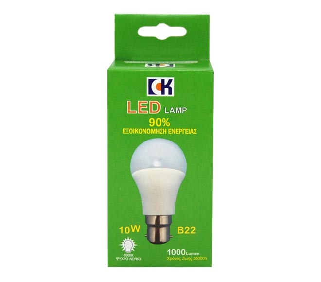 CK LED globe light bulb 10w (B22) – Cool Daylight