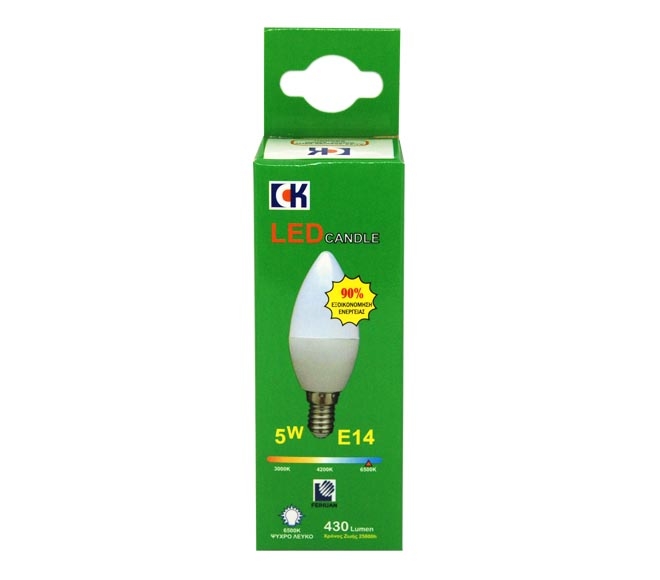 CK LED candle light bulb 5w (E14) – Cool Daylight