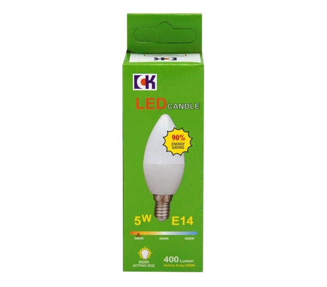CK LED candle light bulb 5w (E14) – Warm White
