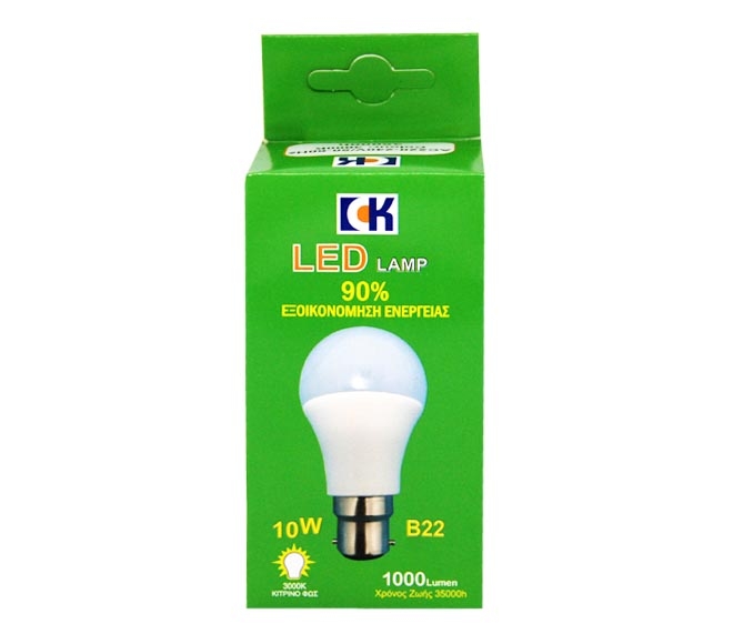 CK LED globe light bulb 10w (B22) – Warm White
