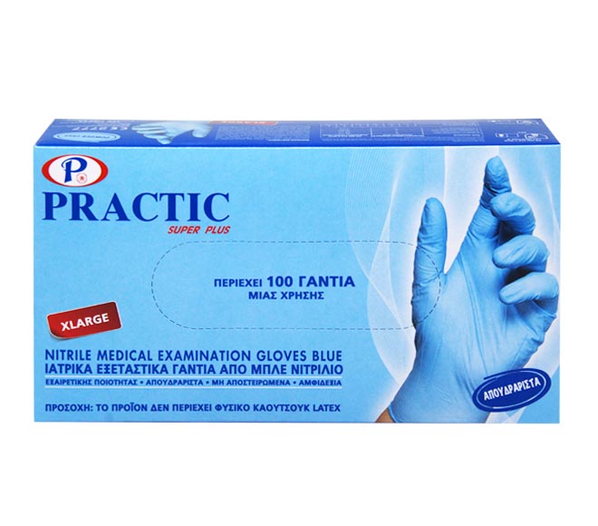 UNIC disposable nitrile powder-free gloves (XL) 100pcs – Blue