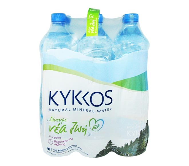 KYKKOS natural mineral water 6×1.5L