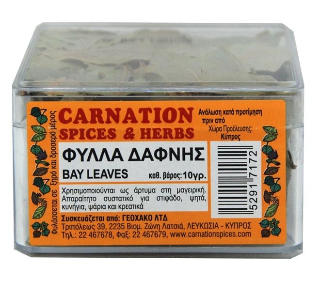 CARNATION SPICES box bay leaves 10g