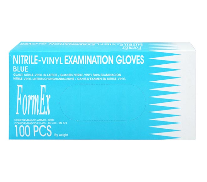FORMEX disposable nitrile-vinyl powder-free gloves (XL) 100ps