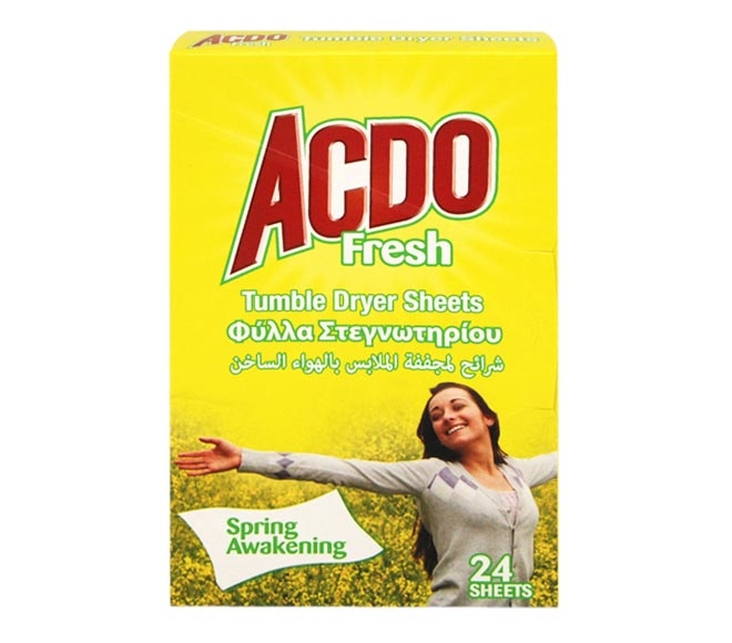 ACDO Fresh tumble dryer sheets 24 sheets – Spring Awakening