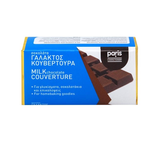 PARIS couverture 140g – milk chocolate