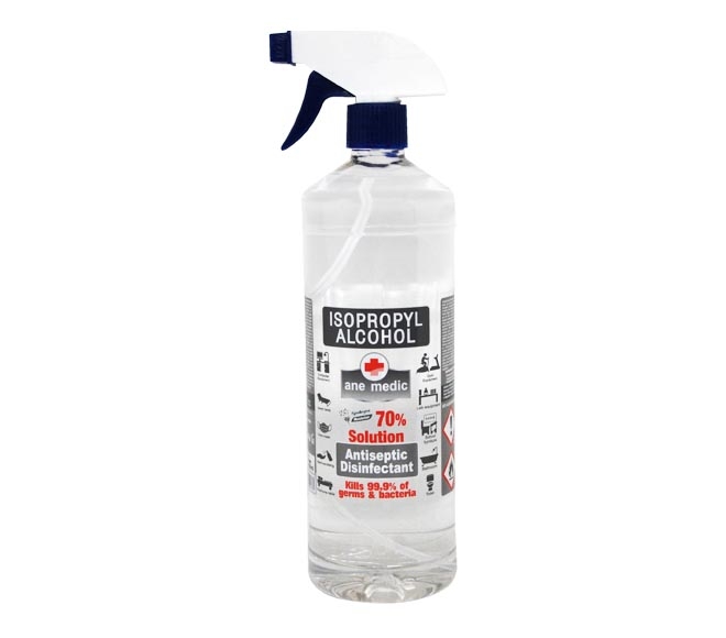ANE MEDIC antiseptic disinfectant spray (70% Solution) 1L – clear