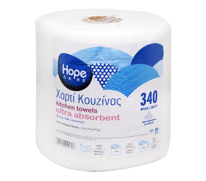 HOPE kitchen paper 340 sheets x 2ply