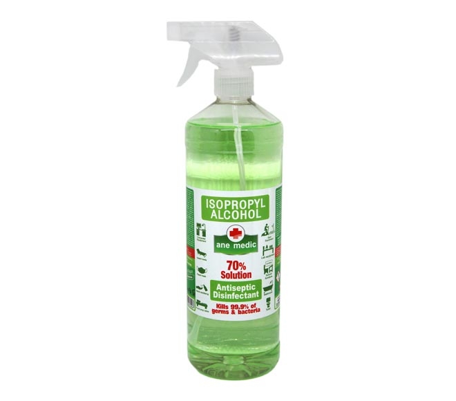 ANE MEDIC antiseptic disinfectant spray (70% Solution) 1L – green