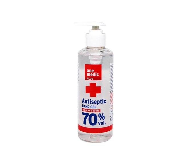 ANE MEDIC antiseptic hand gel with pump (70% vol.) 300ml