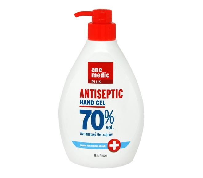 ANE MEDIC antiseptic hand gel with pump (70% vol.) 1L