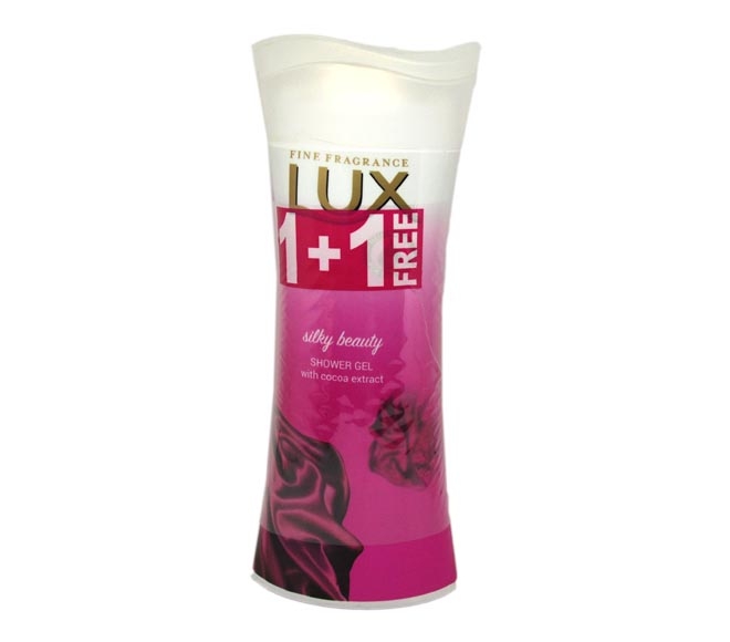 LUX fragranced shower gel with cocoa extract 500ml – Silky Beauty (1+1 FREE)