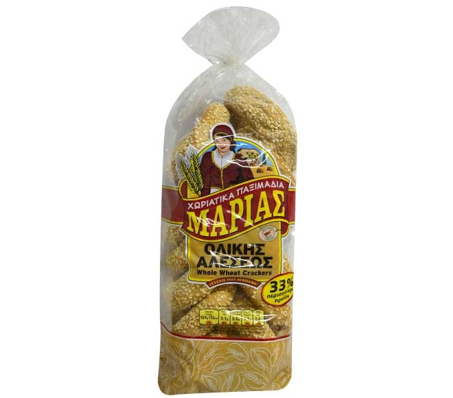 MARIAS traditional whole wheat crackers 300g (33% extra) – with sesame