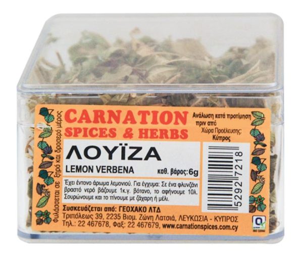 herbal tea CARNATION HERBS box lemon verbena (louiza) 6g