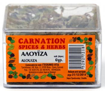 herbal tea CARNATION HERBS box lemon verbena (alouiza) 6g