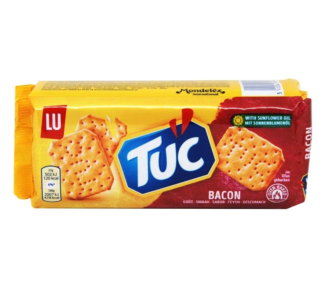 LU-TUC crackers 100g – bacon flavour