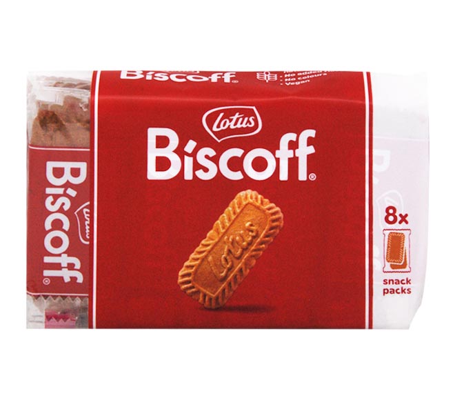 LOTUS Biscoff snack packs (2pcs x 8) 124g