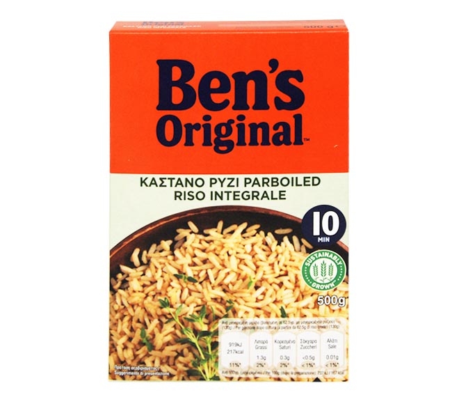BENS Original brown parboiled rice 10 min 500g