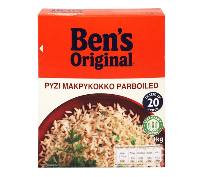 BENS Original long grain parboiled rice 20 min 1kg