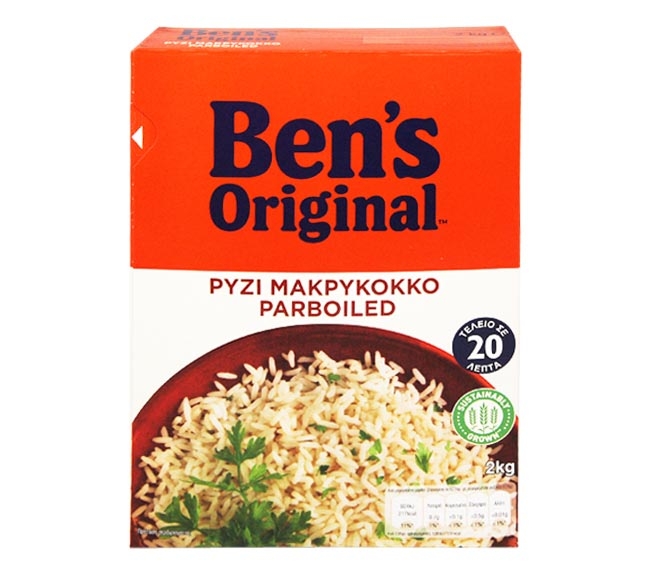 BENS Original long grain parboiled rice 20 min 2kg